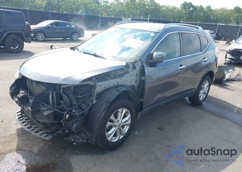 2016 Nissan Rogue Sv from USA, damaged, VIN KNMAT2MV8GP701531